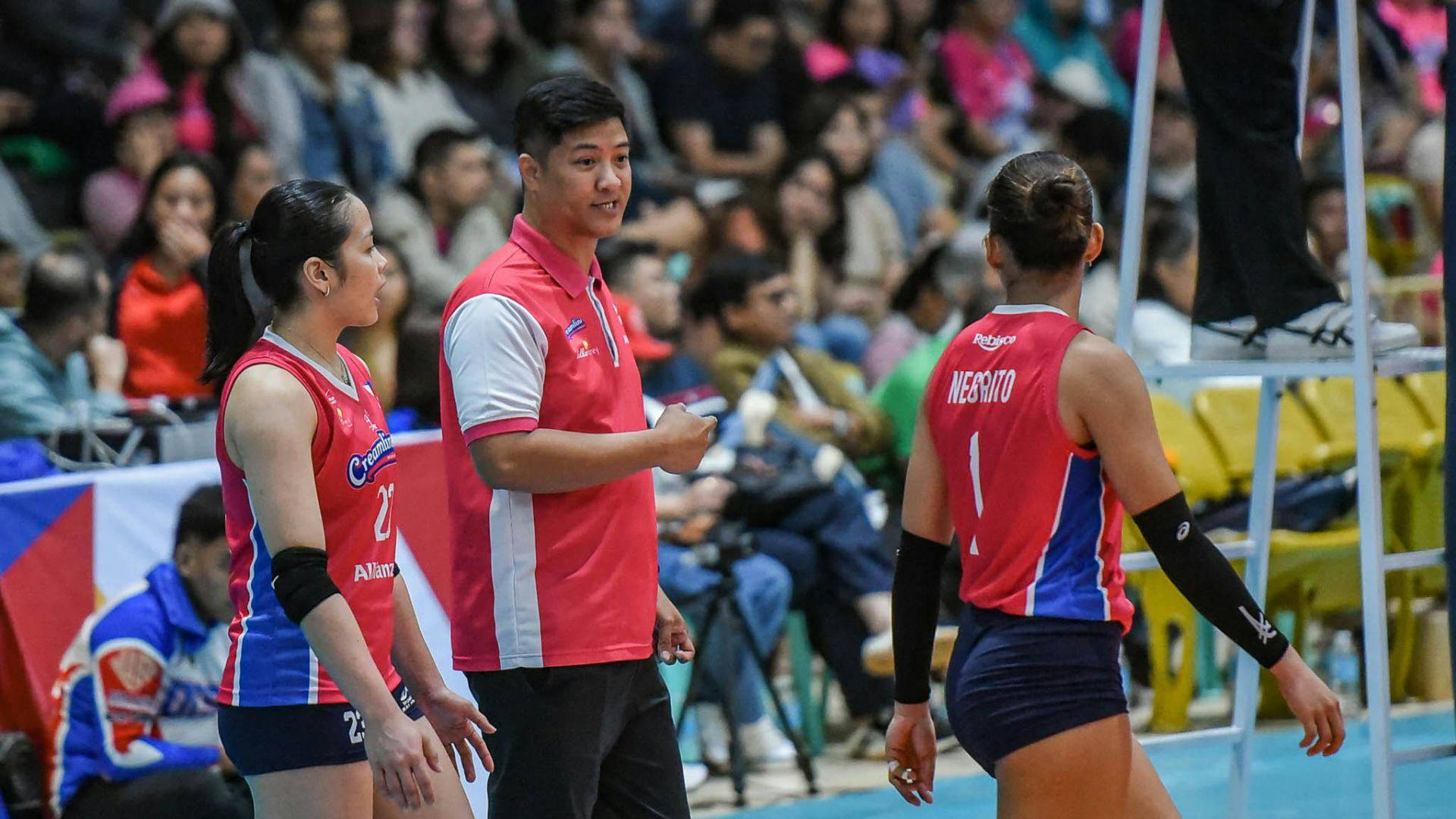 Sherwin Meneses stresses growth as Creamline ends rare skid in PVL on Tour